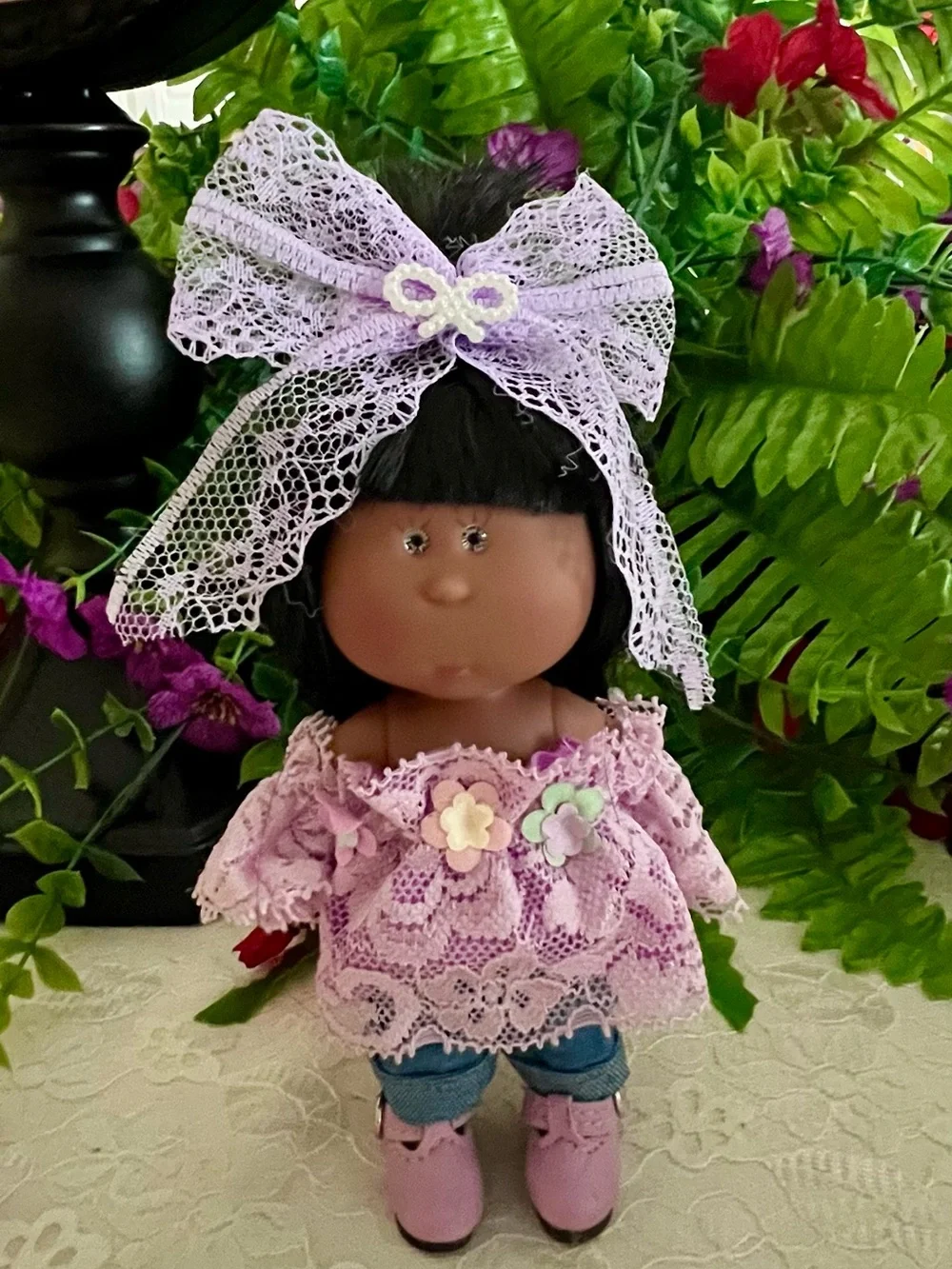 NWT-MIA 5”, 12 cm, 1/12 Scale Potato Doll with Accessories